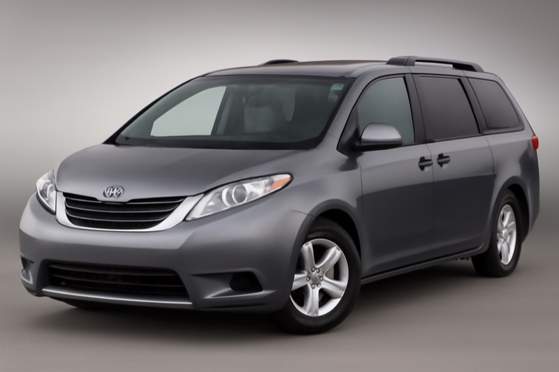 2011 Toyota Sienna windshield replacement in Chatsworth, CA