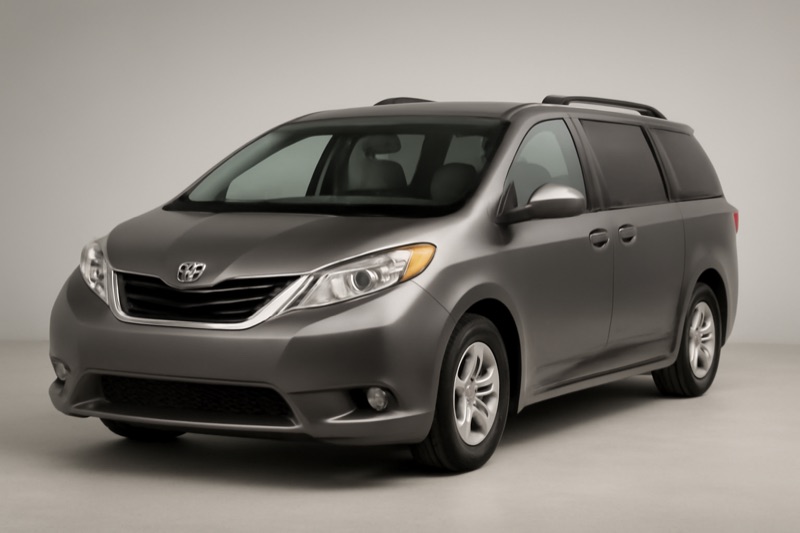2016 Toyota Sienna windshield replacement in Chatsworth, CA