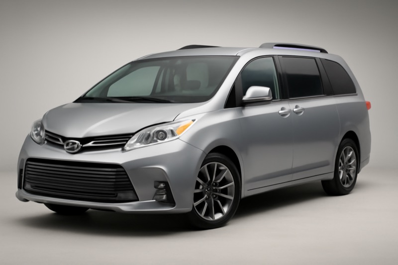 2018 Toyota Sienna windshield replacement in Chatsworth, CA