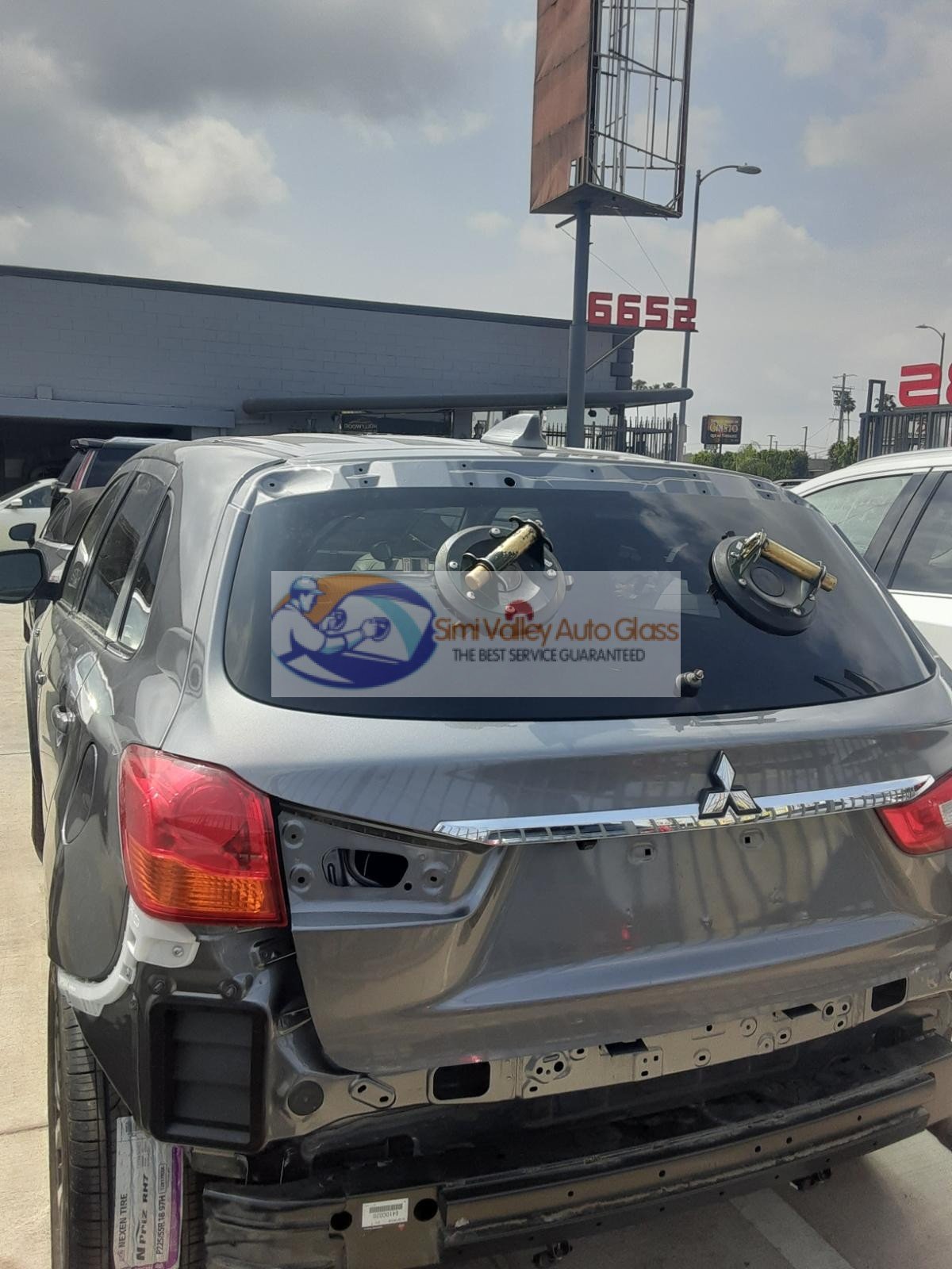 Rear glass replacement job Chatsworth